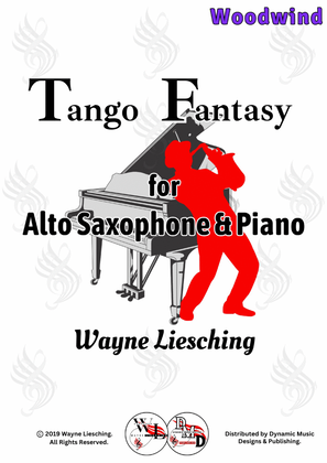 Book cover for Tango Fantasy for Alto Sax with Piano Accompaniment