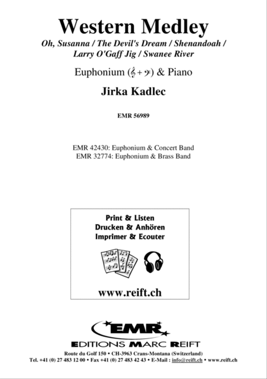 Western Medley Euphonium scores gallery preview page 2