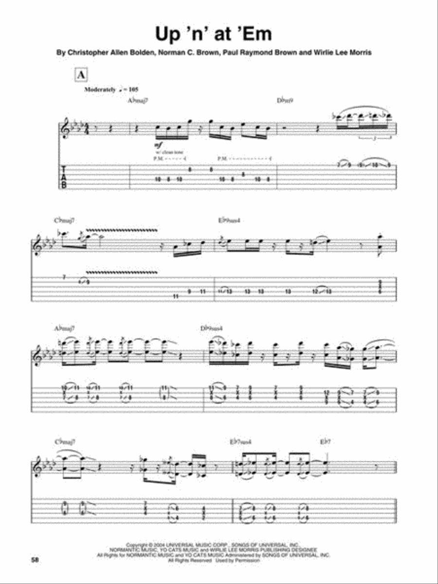 Smooth Jazz Electric Guitar scores gallery preview page 6