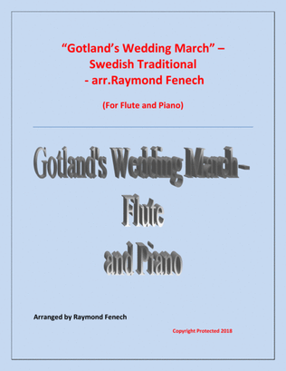 Gotland's Wedding March - Traditional - Flute and Piano