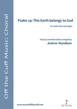 Psalm 24: This Earth belongs to God