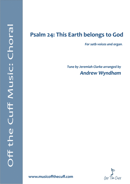 Psalm 24: This Earth belongs to God image number null