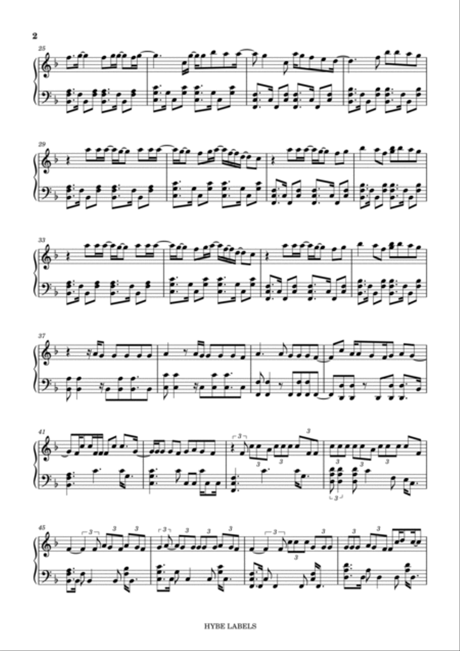 0x1 Lovesong I Know I Love You Piano Solo scores gallery preview page 2