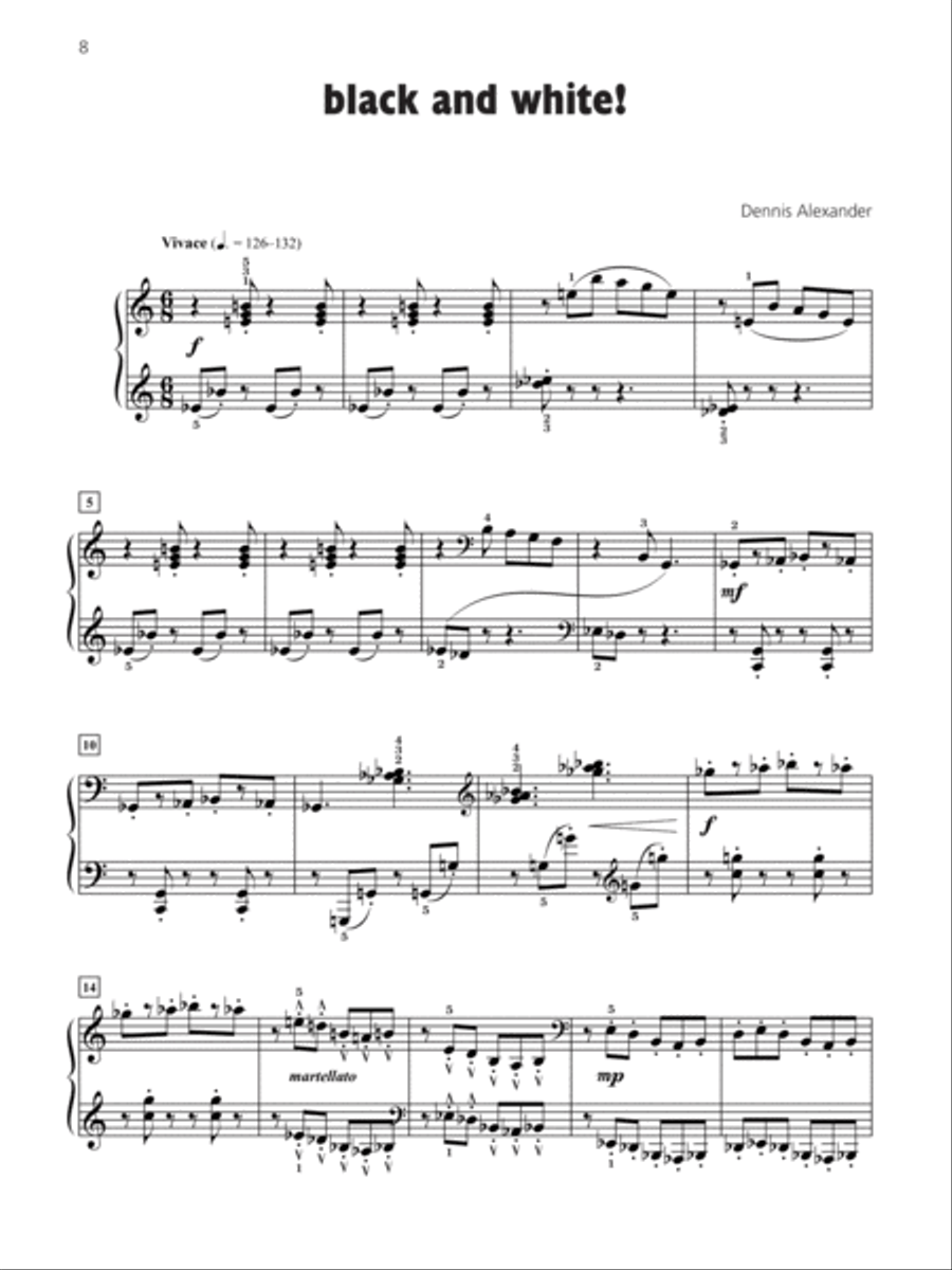 A Splash of Color Piano Solo scores gallery preview page 4