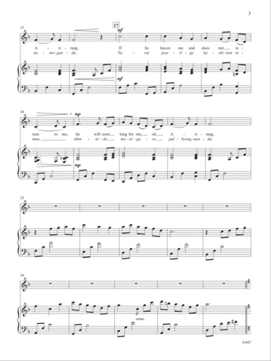 Songs of the Far East for Solo Singers Piano Accompaniment scores gallery preview page 4
