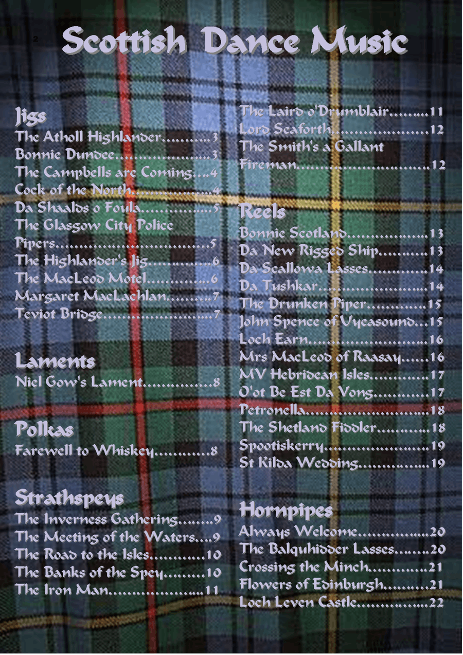 Traditional Scottish Dance Music for Flute; 40 Jigs, Marches, Strathspeys and more... Flute Solo scores gallery preview page 2