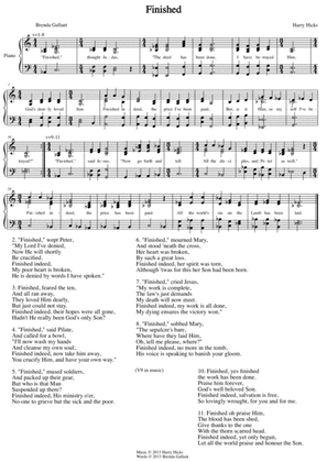 Finished. A brand new hymn!