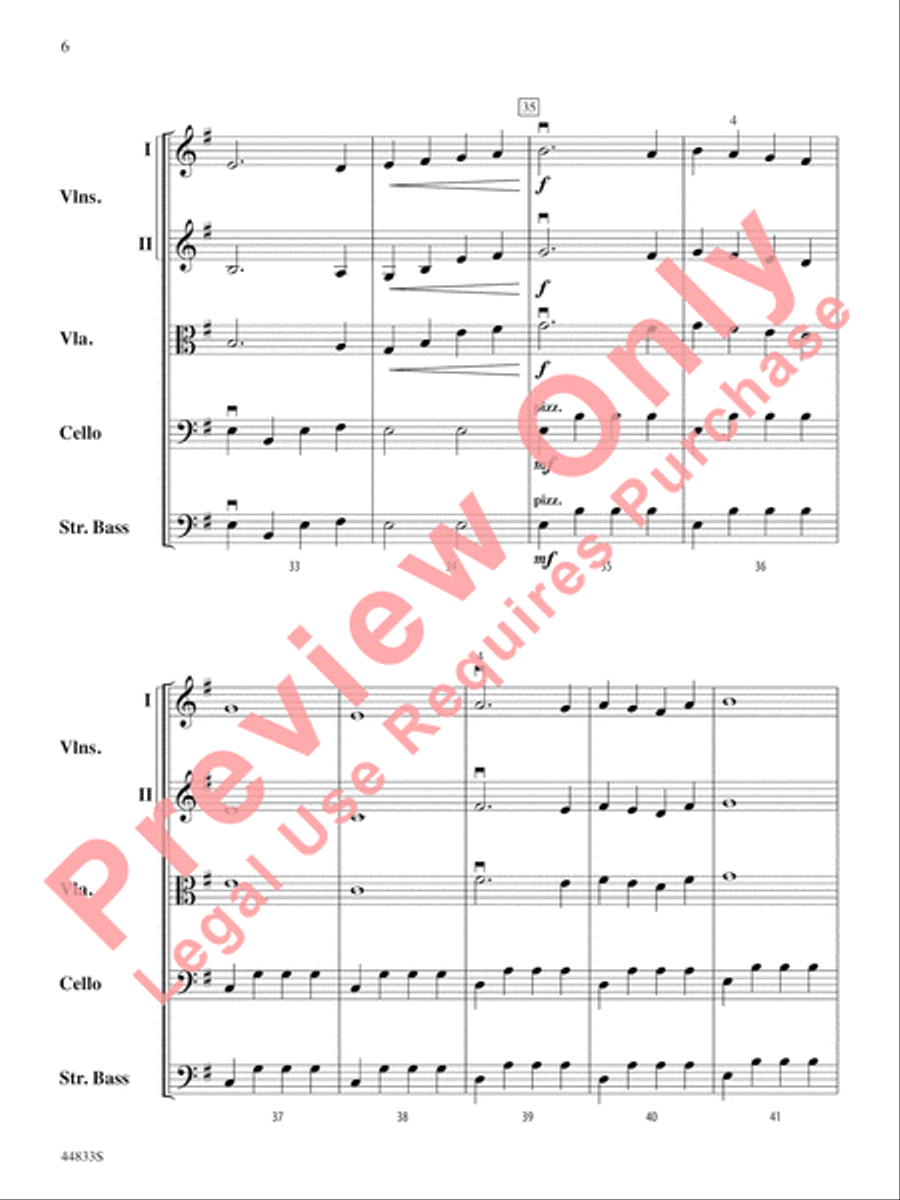 Our Heroes String Orchestra scores gallery preview page 7