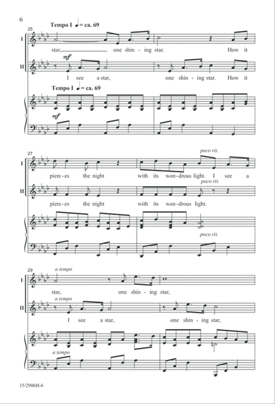 I See a Star I See a Star 2-Part scores gallery preview page 7