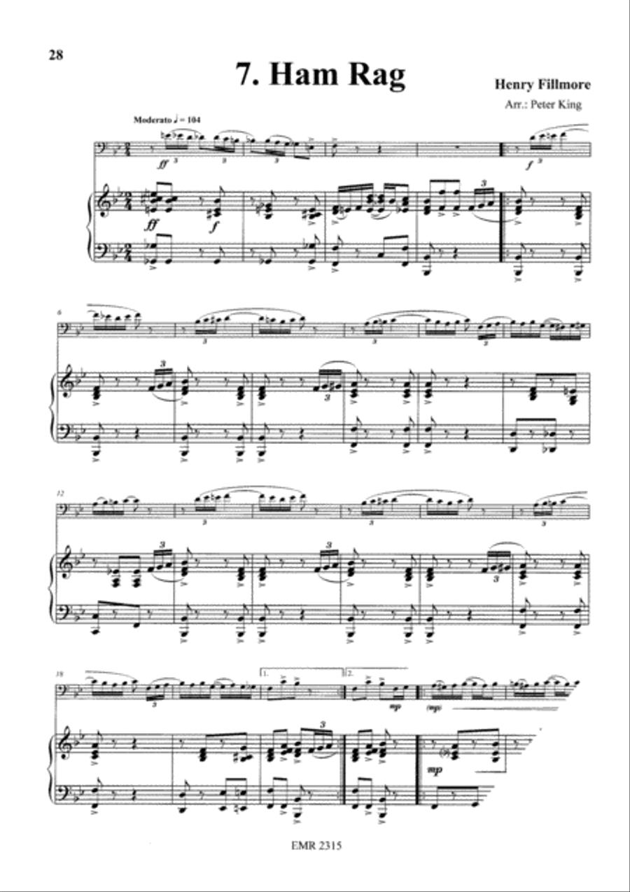 15 Rags Bassoon Solo scores gallery preview page 9