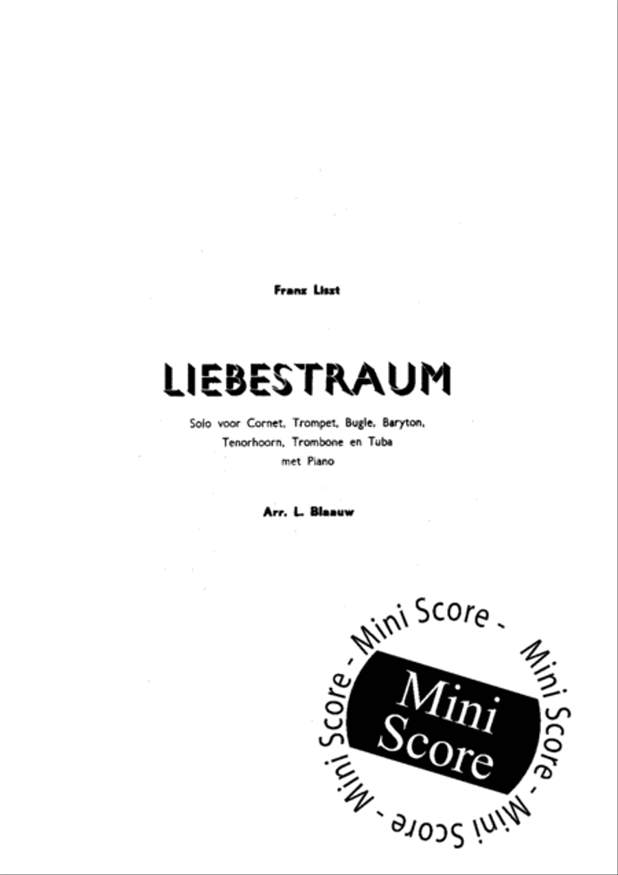 Liebestraum Trumpet scores gallery preview page 3