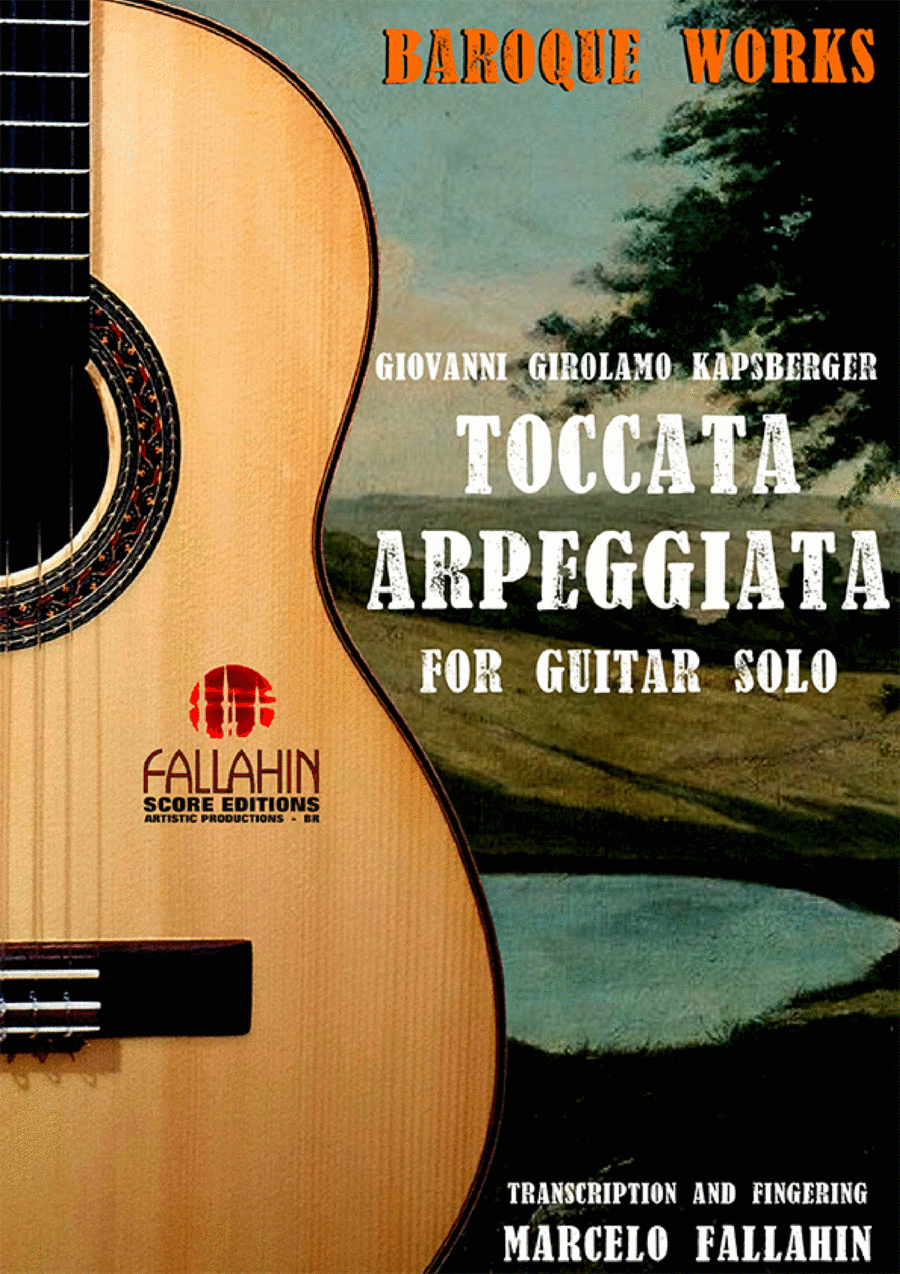 TOCCATA ARPEGGIATA I - GIOVANNI GIROLAMO KAPSBERGER - FOR GUITAR SOLO Acoustic Guitar scores gallery preview page 1