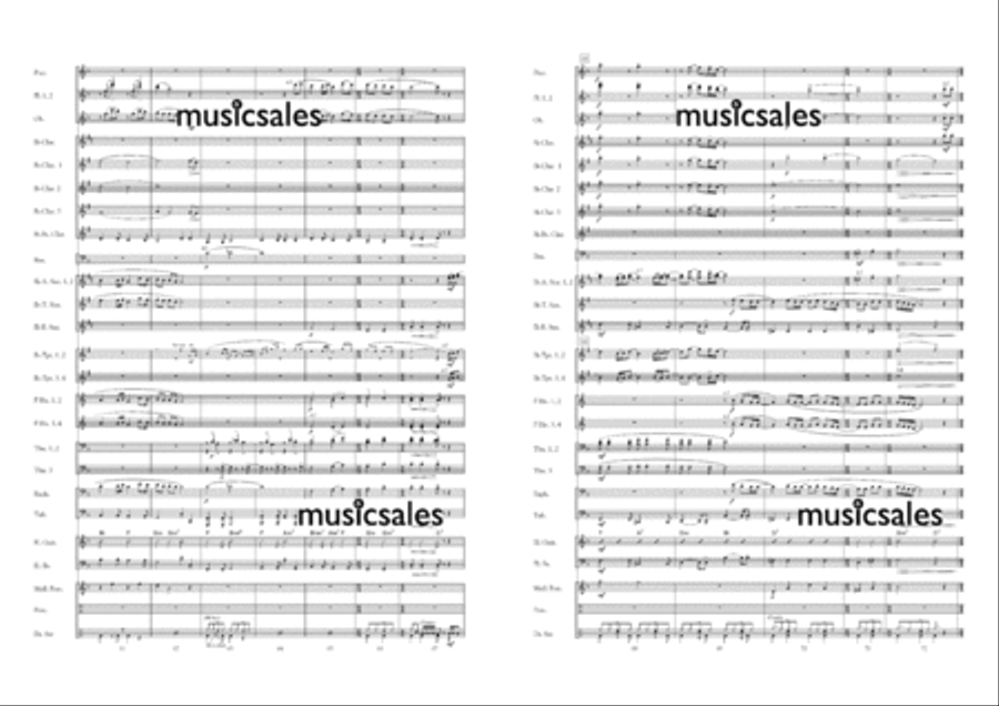 Abba Magic! Concert Band scores gallery preview page 7