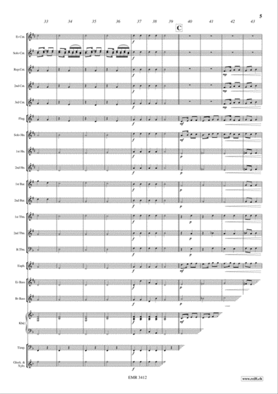 St. Anthony Choral Brass Band scores gallery preview page 6