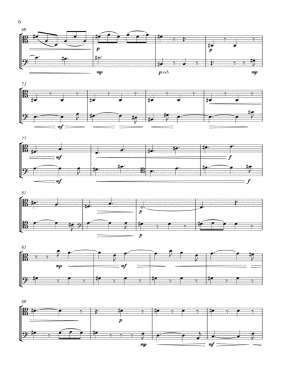 Prelude Variations Cello scores gallery preview page 6