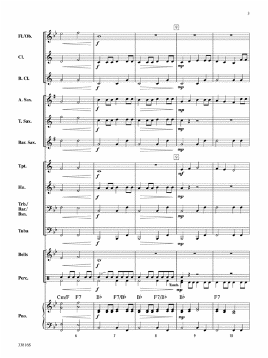 Continental Divide Continental Divide Concert Band scores gallery preview page 3