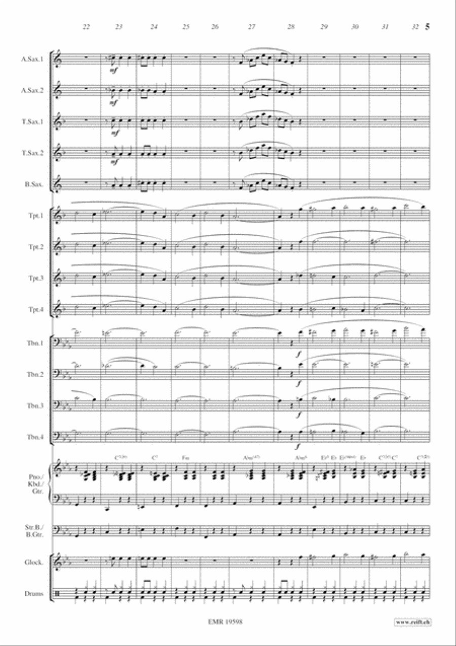 New Year's Waltz Big Band scores gallery preview page 6