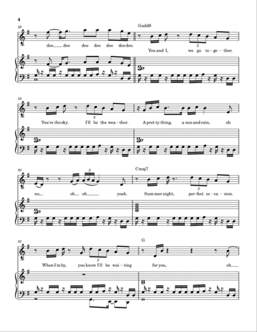 Steal The Show Steal The Show Piano, Vocal, Guitar scores gallery preview page 5