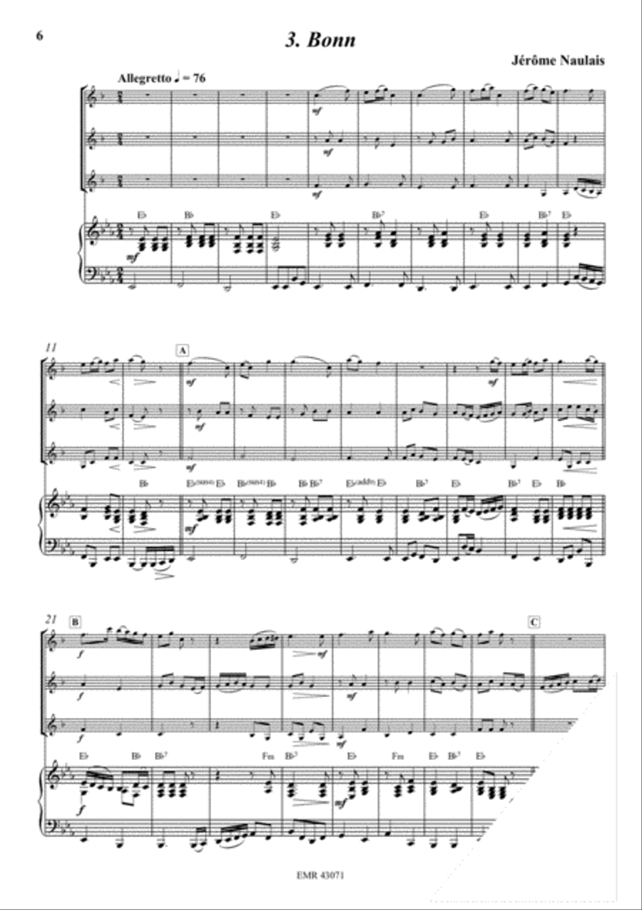 A Musical Journey Euphonium Trio scores gallery preview page 6