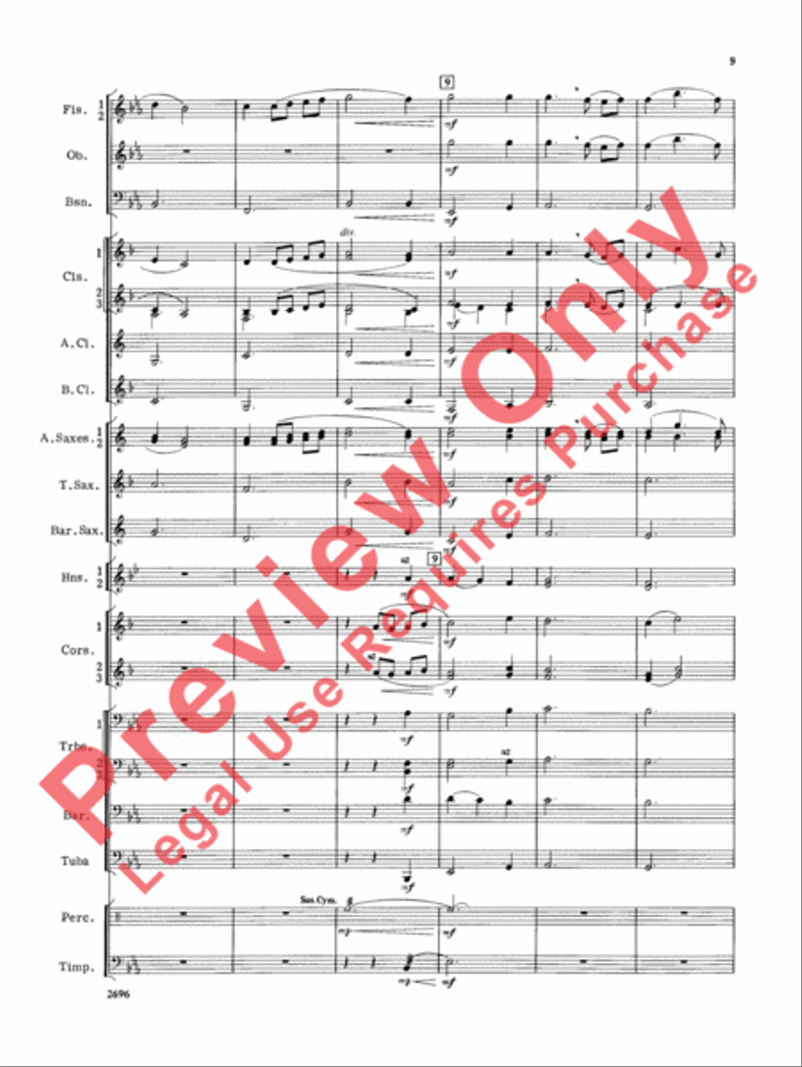 Hudson River Suite Hudson River Suite Concert Band scores gallery preview page 10