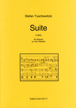Book cover for Suite für Klavier zu vier Händen (1993)