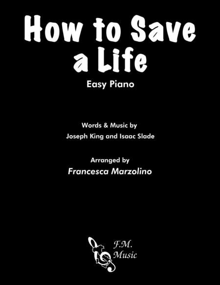 How To Save A Life (Easy Piano) image number null