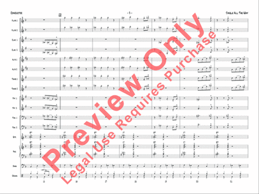 Jingle All the Way Jazz Ensemble scores gallery preview page 4