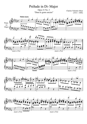 Prelude Opus 31 No. 3 in Db Major
