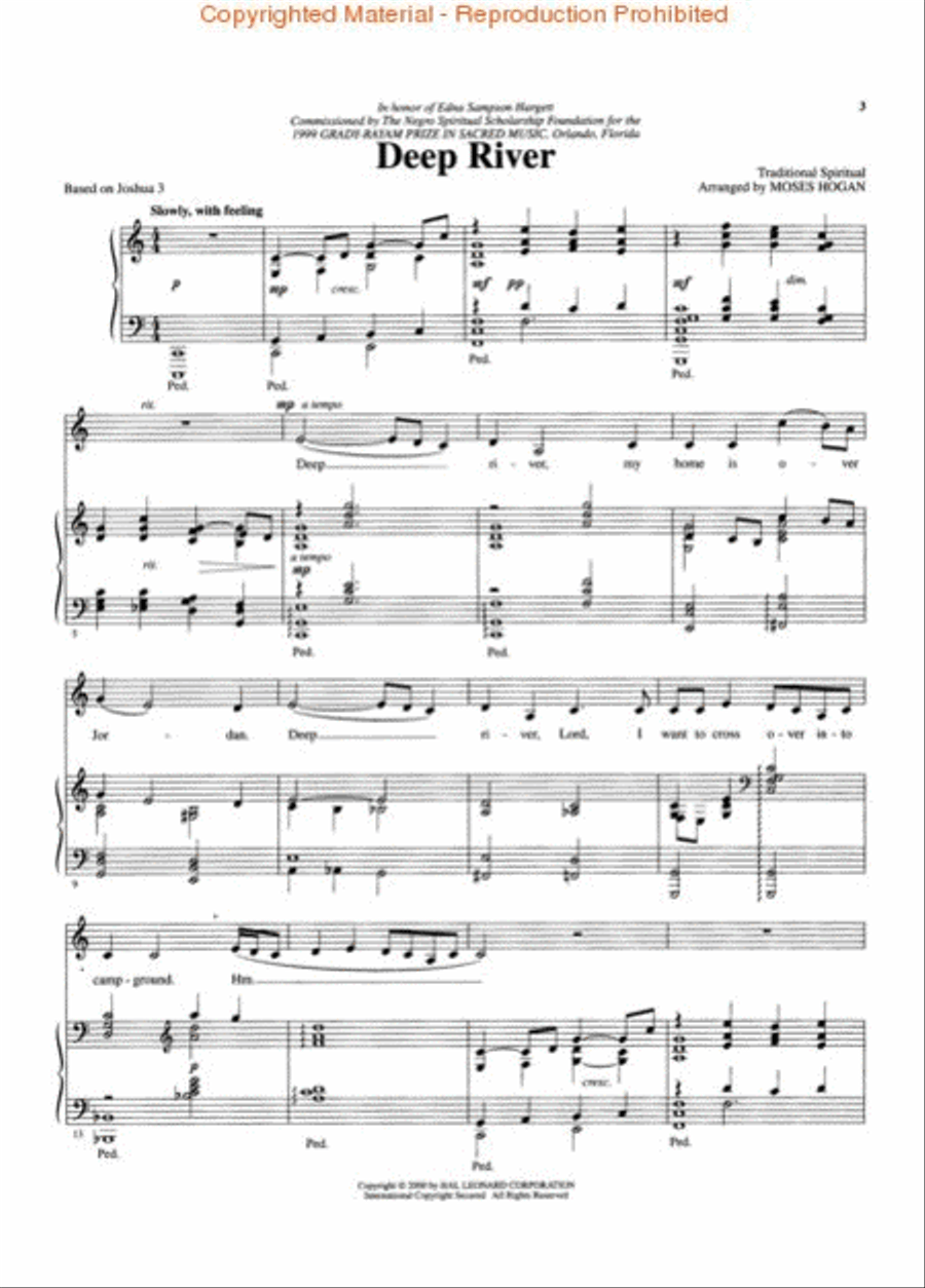 The Deep River Collection Low Voice scores gallery preview page 2