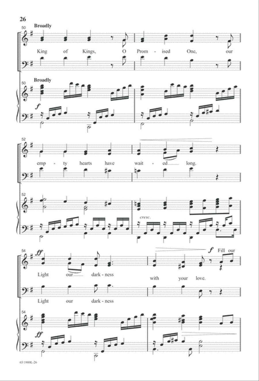 Love's Pure Light 3-Part scores gallery preview page 28