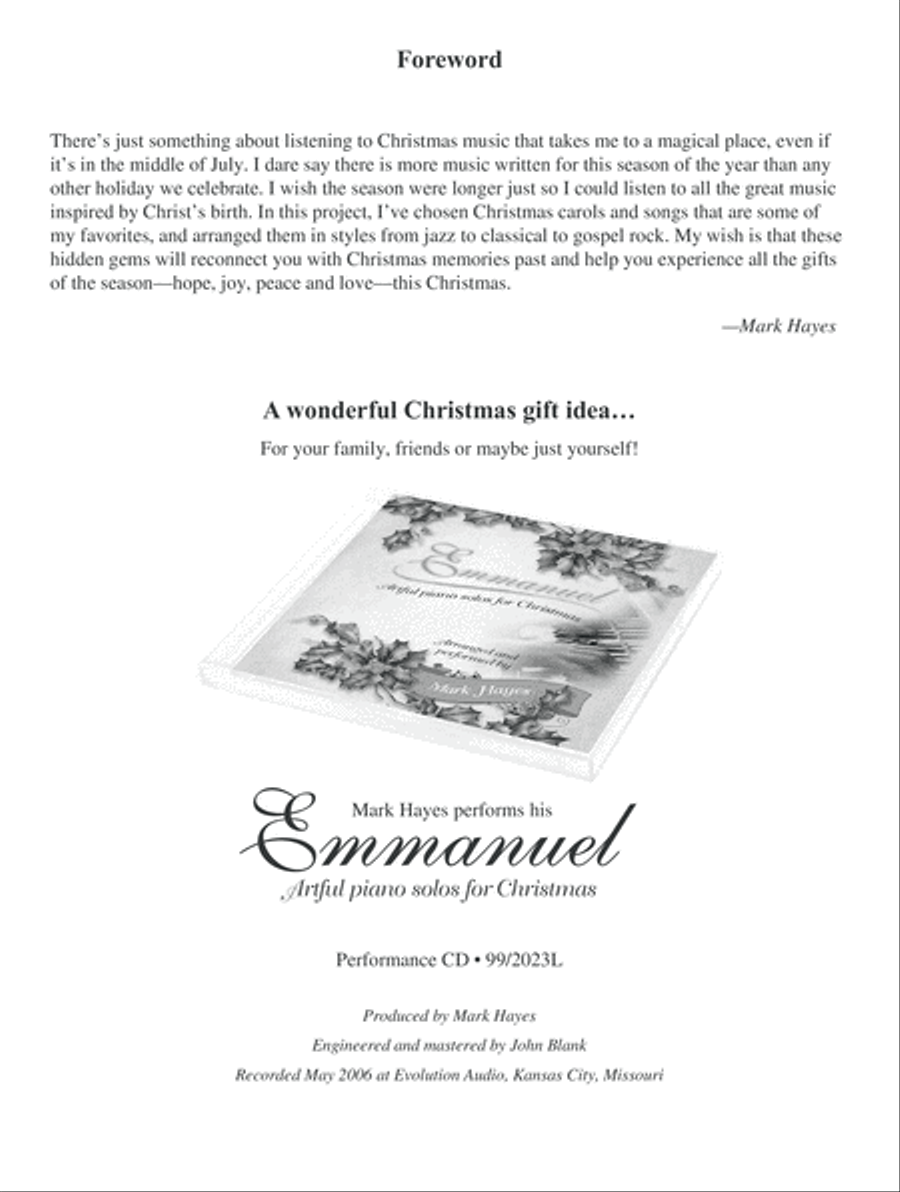 Emmanuel Piano Solo scores gallery preview page 3