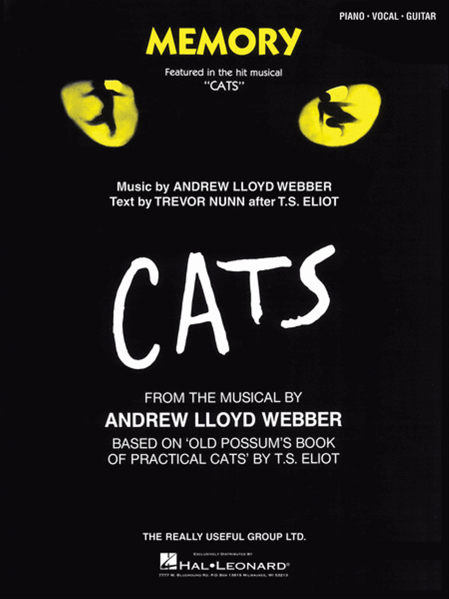 Memory (from Cats) Piano, Vocal, Guitar scores gallery preview page 1