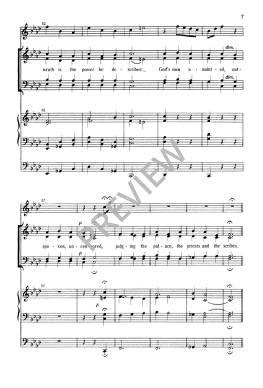 The Advent Herald - SATB edition 4-Part scores gallery preview page 8