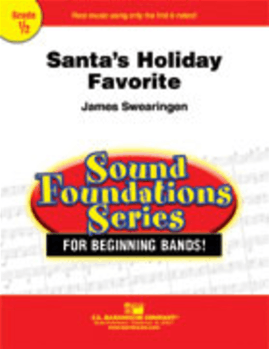 Santa's Holiday Favorites Concert Band scores gallery preview page 1