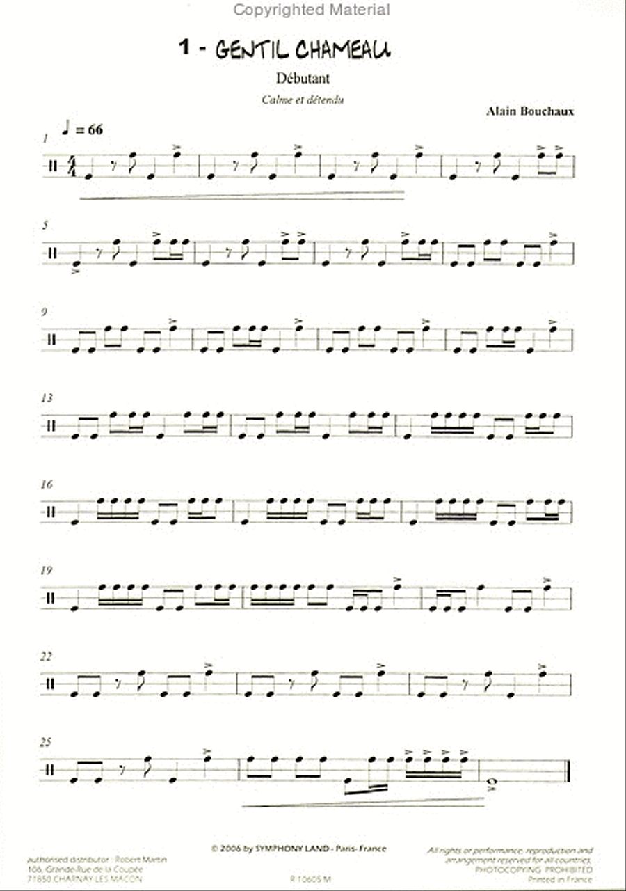 La derbouka magique La derbouka magique Percussion scores gallery preview page 2