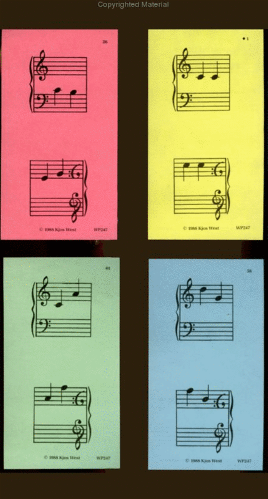 Bastien Interval Flashcards Piano Method scores gallery preview page 2
