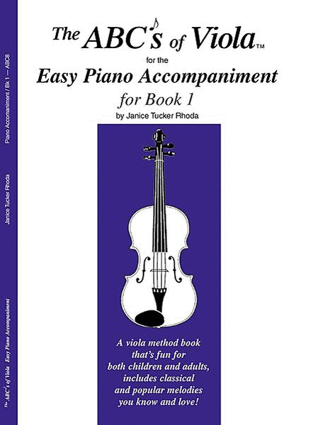The ABC's of Viola, Book 1 - Piano Accompaniment
