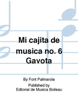 Mi cajita de musica no. 6 Gavota