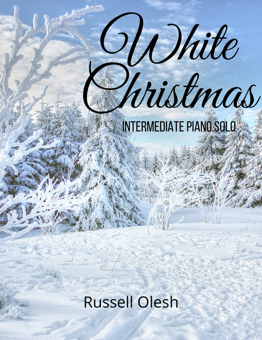 White Christmas Piano Solo scores gallery preview page 1