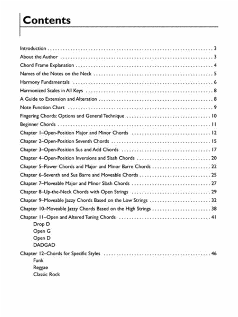 The Cherry Lane Guitar Chord Book Guitar scores gallery preview page 3