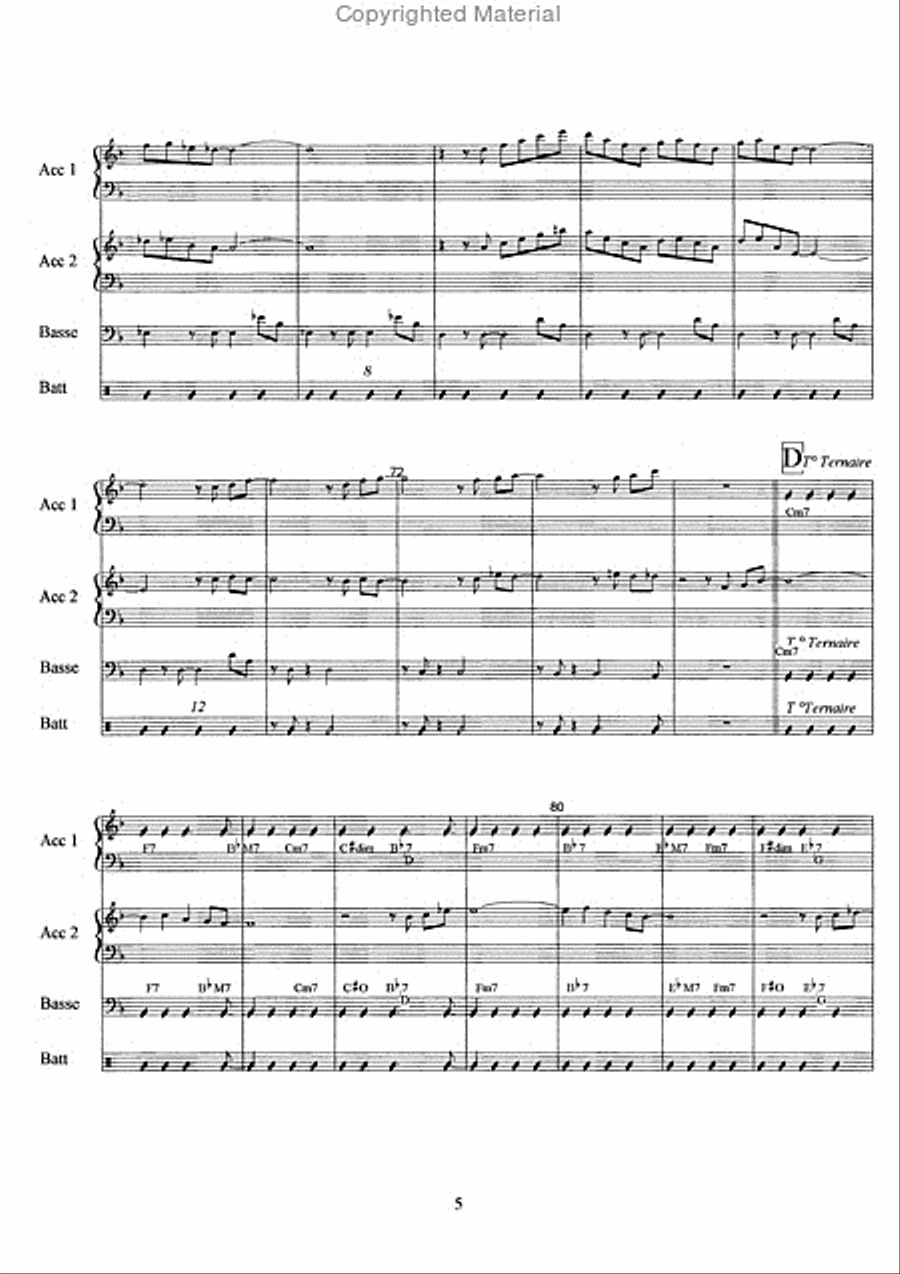 Lames de fond Lames de fond Accordion scores gallery preview page 6