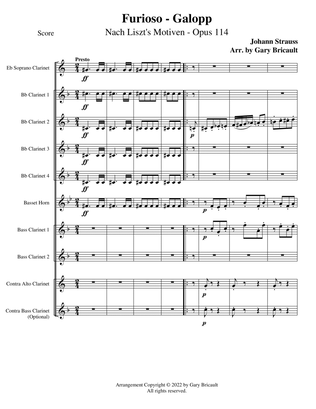 Furioso - Galopp from Nach Liszt's Motiven - Opus 114