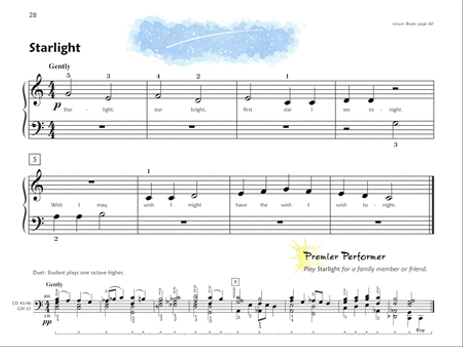 Premier Piano Course Performance, Book 1A Piano Method scores gallery preview page 9