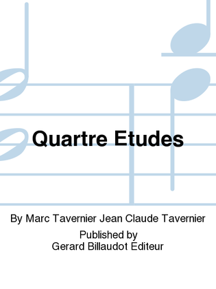 Book cover for Quartre Etudes
