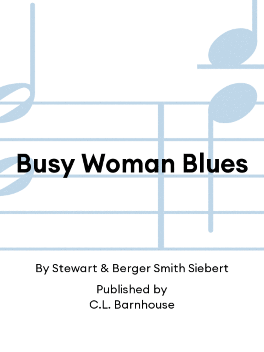 Busy Woman Blues Jazz Ensemble scores gallery preview page 1