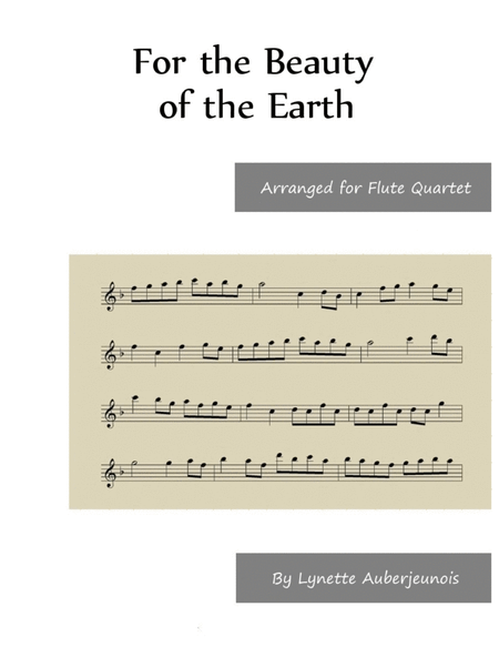 For the Beauty of the Earth - Flute Quartet image number null
