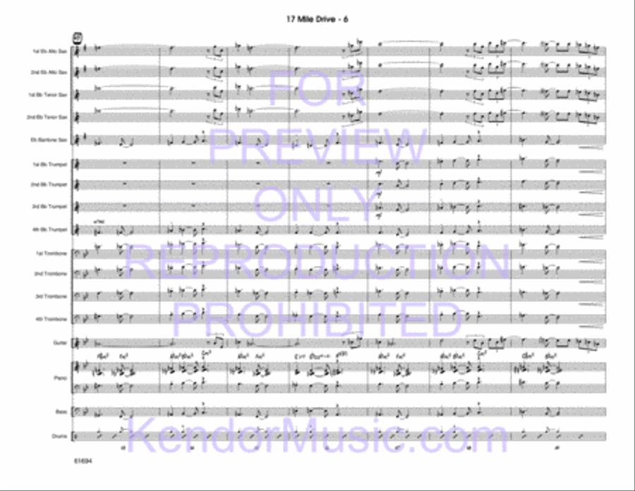 17 Mile Drive Jazz Ensemble scores gallery preview page 7