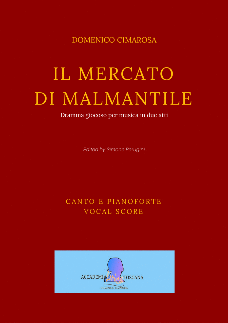 Il Mercato di Malmantile [Vocal Score]