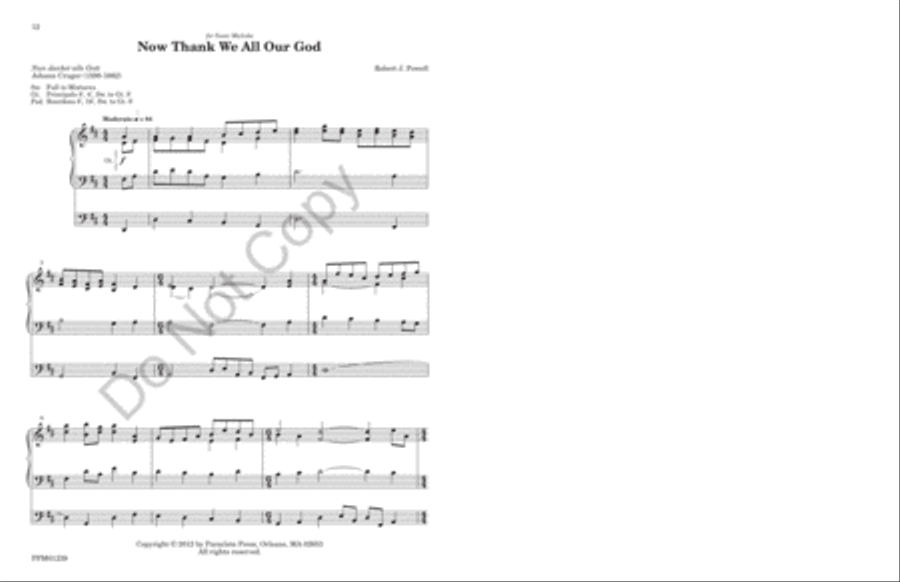 Harvest Festival: Four Organ Preludes on Thanksgiving Hymns Organ scores gallery preview page 15