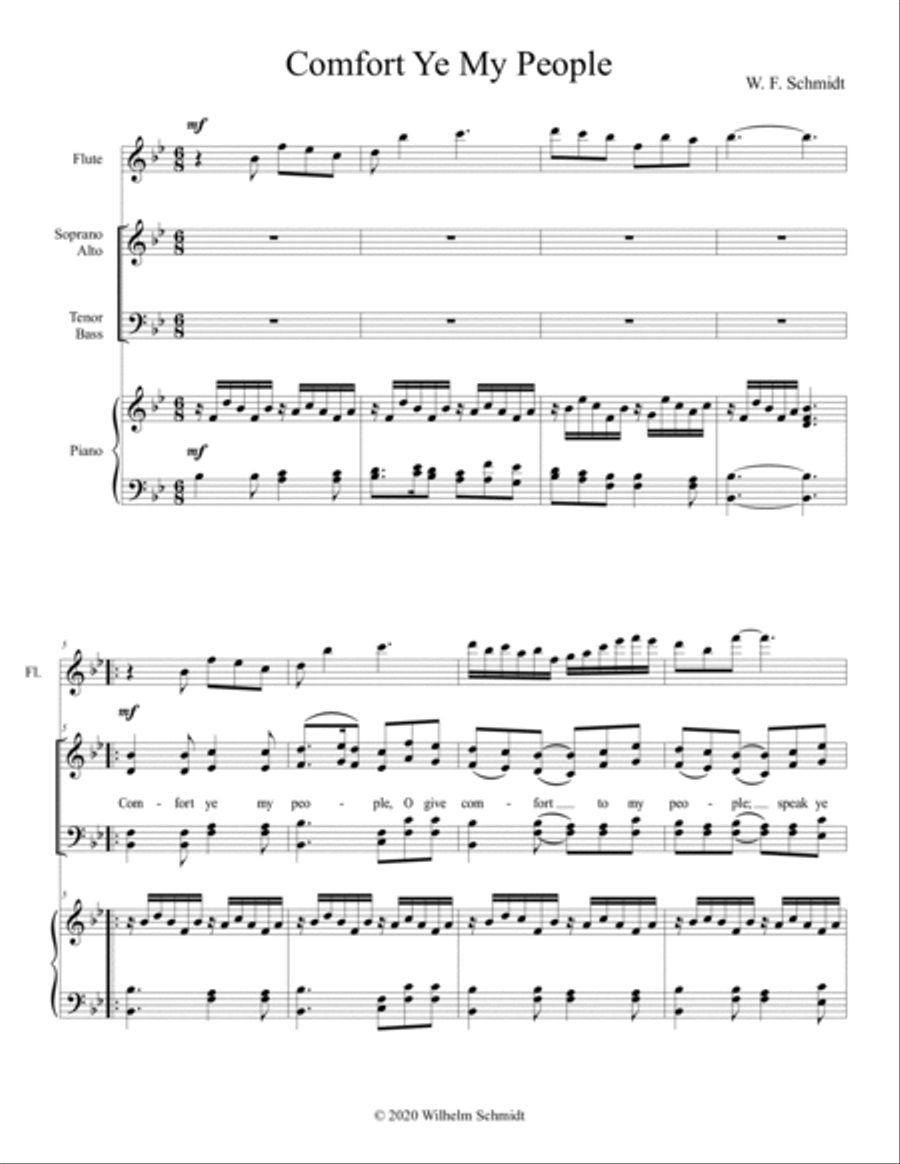 Comfort Ye My People Comfort Ye My People 4-Part scores gallery preview page 2